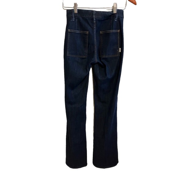 Mother The Drama High Rise Flare Jeans Size 28 Medium Wash Retro Style - Picture 6 of 9